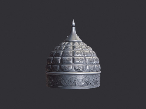 The helmet of Sultan Mehmet Fatih 3D Model