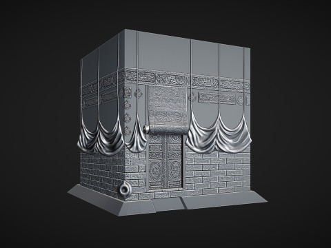 The Kaaba Bas Relief 3D-Druckmodell