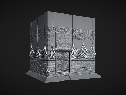 The Kaaba Bas Relief 3D Print Model