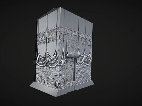 The Kaaba Bas Relief 3D Print Model