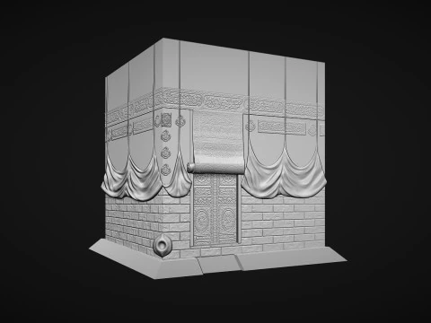 The Kaaba Bas Relief 3D Print Model