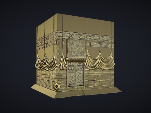 The Kaaba Bas Relief 3D Принт Модель