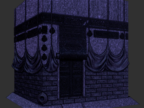 The Kaaba Bas Relief 3D Принт Модель