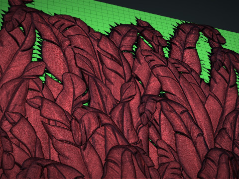 Banana Leaves Wall Decor 3Dプリントモデル