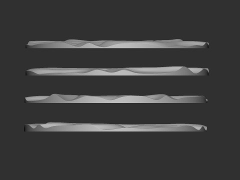 Drapery Circle Wall Art Panel 3D Print Model