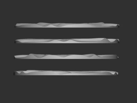 Drapery Circle Wall Art Panel 3D Print Model