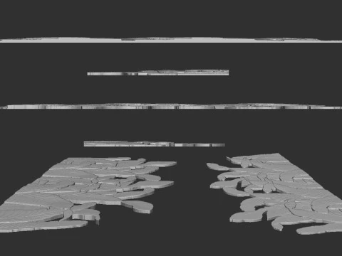 Banana Leaves Wall Decor 3D Print Model
