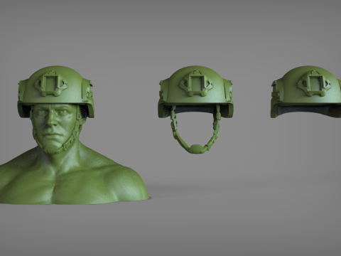 Ballistic Helmet 3D Принт Модель