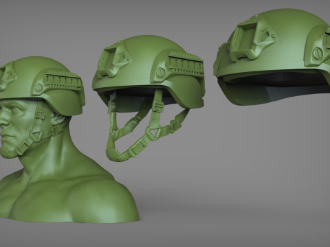 Ballistic Helmet Modelo de impresión 3D