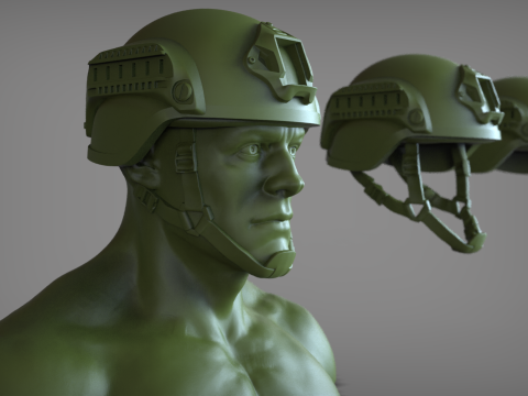 Ballistic Helmet Modelo de impresión 3D