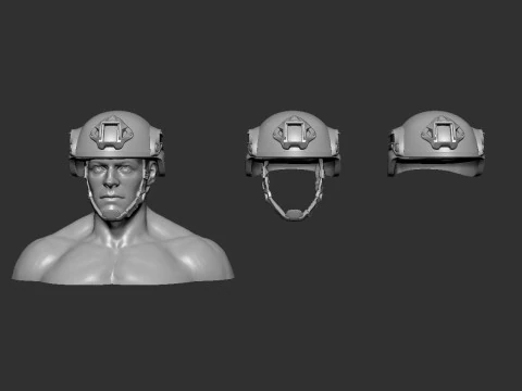 Ballistic Helmet 3D Print Model