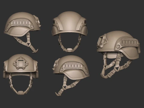 Ballistic Helmet 3D Print Model