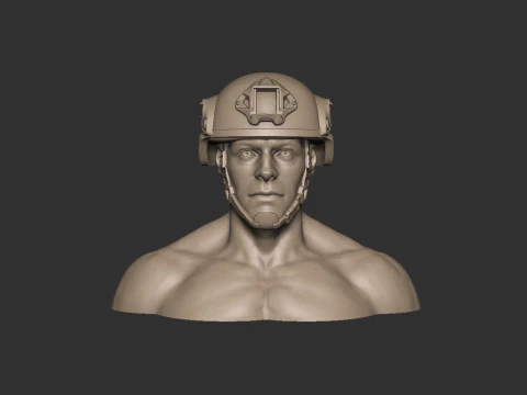 Ballistic Helmet 3D Print Model