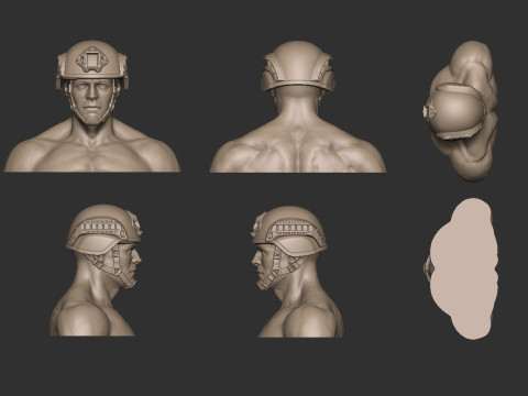 Ballistic Helmet Modelo de impresión 3D