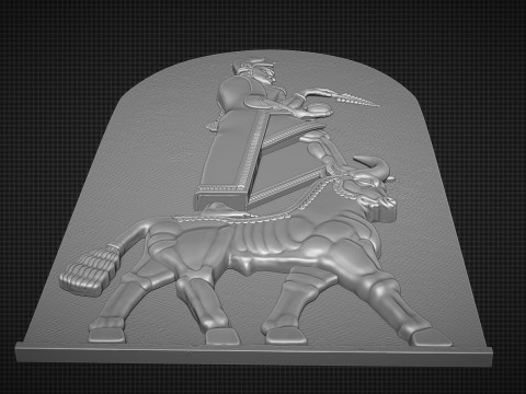 Bas Relief of Teisheba Modèles 3D en vedette