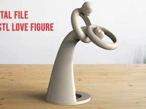 Figura amante Modelo de Impressão 3D
