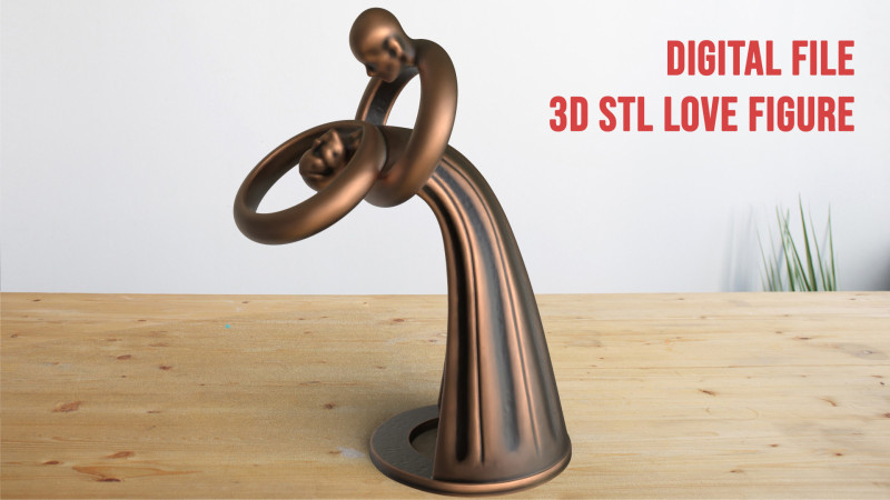 Lover Figure 3D print model Modelo de Impressão 3D .c4d .max .obj .3ds .fbx .stl .blend 