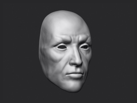 Male Face Mask 3D printmodel