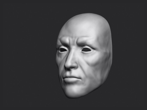 Male Face Mask 3D printmodel