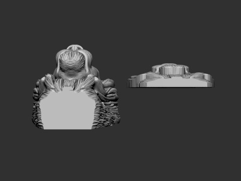 Lion Head 3D 打印模型