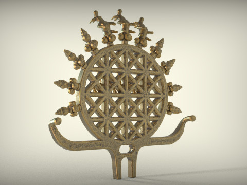 Hittite Sun Disc 3D 打印模型