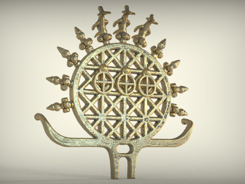 Hittite Sun Disc 3D 打印模型