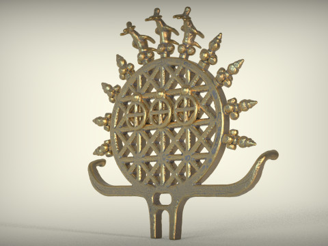 Hittite Sun Disc 3D 打印模型
