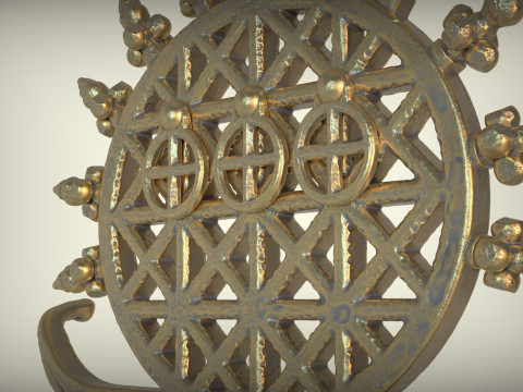 Hittite Sun Disc 3D 打印模型