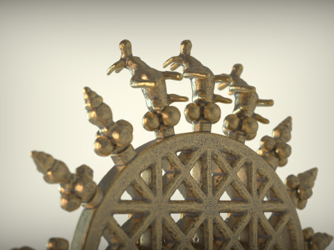 Hittite Sun Disc 3D 打印模型