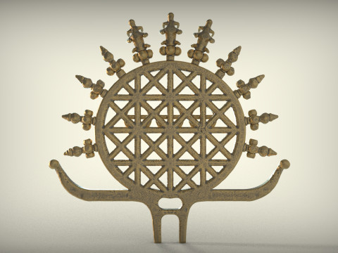 Hittite Sun Disc 3D 打印模型