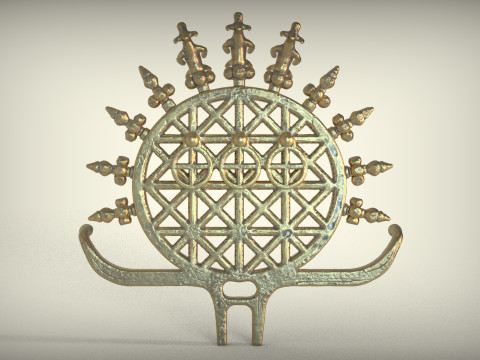 Hittite Sun Disc 3D 打印模型
