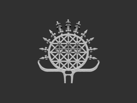 Hittite Sun Disc 3D 打印模型