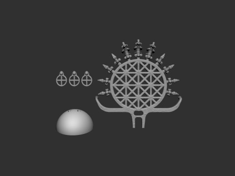 Hittite Sun Disc 3D 打印模型