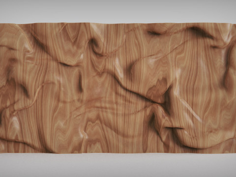 Drapery Wall Art Panel 3D Print Model