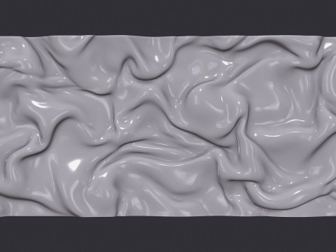 Drapery Wall Art Panel 3D Принт Модель