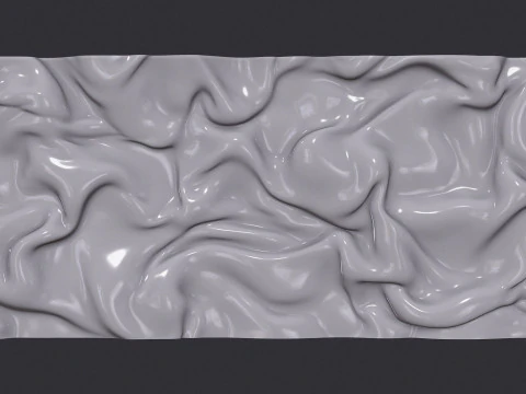 Drapery Wall Art Panel 3D Print Model