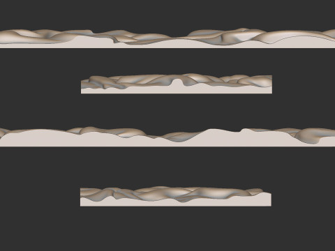 Drapery Wall Art Panel 3D Принт Модель