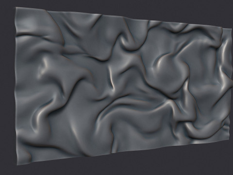 Drapery Wall Art Panel 3D Принт Модель