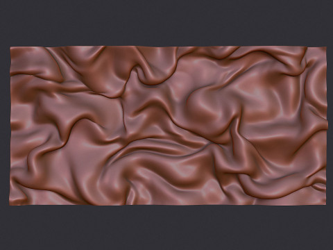 Drapery Wall Art Panel 3D Принт Модель
