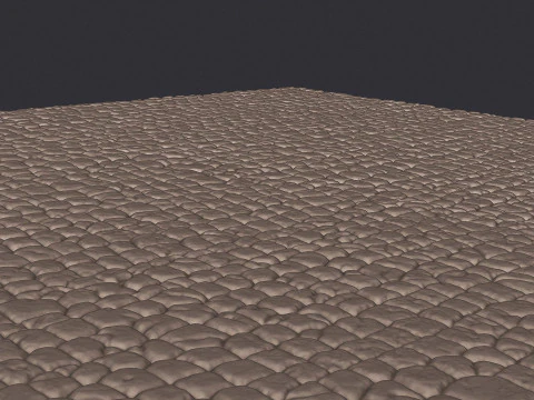 3D Crocodile Skin Fabric Leather Seamless Texture 3D Print Model