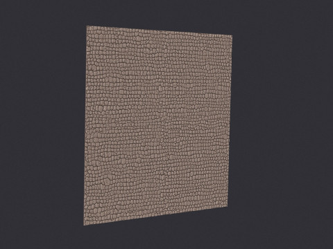 3D Crocodile Skin Fabric Leather Seamless Texture 3D 프린트 모델