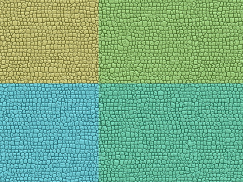 3D Crocodile Skin Fabric Leather Seamless Texture 3D 프린트 모델