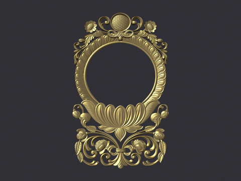 Carved Decor Ornament 3D Print Model