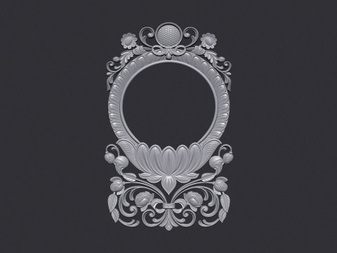 Carved Decor Ornament 3D 프린트 모델