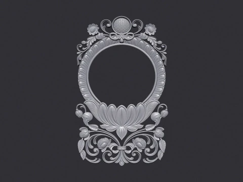 Carved Decor Ornament 3D Print Model