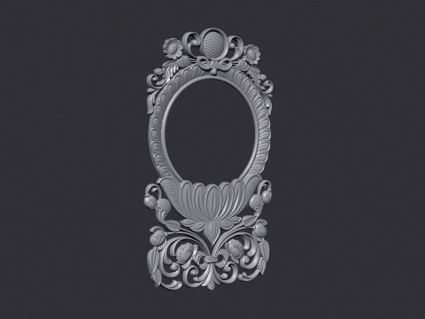 Carved Decor Ornament 3D 프린트 모델
