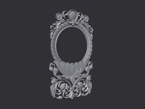Carved Decor Ornament 3D Print Model