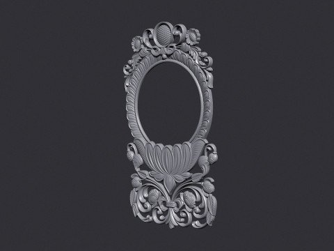 Carved Decor Ornament 3D 프린트 모델