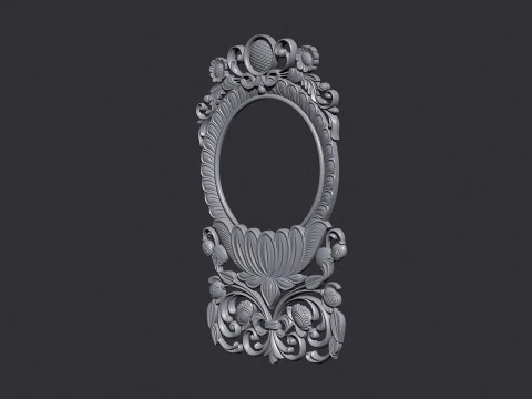 Carved Decor Ornament 3D Print Model