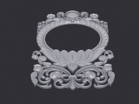 Carved Decor Ornament 3D 프린트 모델